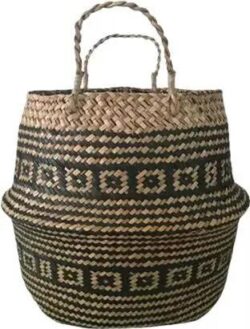 NNEOBA Foldable Handmade Rattan Woven Storage Basket