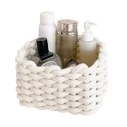 NNEOBA Handmade Cotton Basket Vegetable Tray Organizer