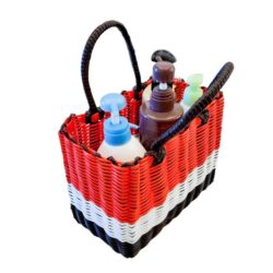 NNEOBA Handmade Wicker Picnic and Storage Basket with Handles
