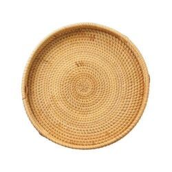 NNEOBA Handwoven Rattan Wicker Storage Basket