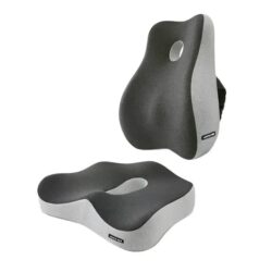 NNEOBA Memory Foam Office Chair Cushion & Lumbar Support Pillow