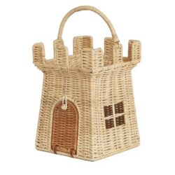 NNEOBA Rattan Woven Hand-Woven Picnic and Storage Basket