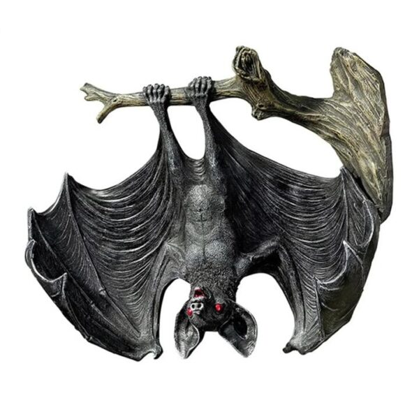 NNEOBA Resin Vampire Bat Statue Halloween Garden Decoration