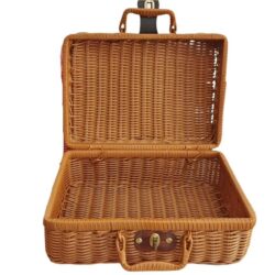 NNEOBA Retro Rattan Woven Storage Basket
