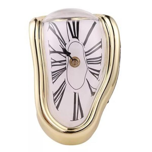 NNEOBA Surreal Melting Distorted Wall Clock - Inspired by Salvador Dali's "The Persistence of Memory