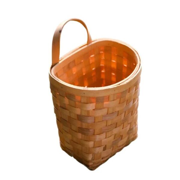 NNEOBA Wall Hanging Wicker Flower Basket for Home Decoration