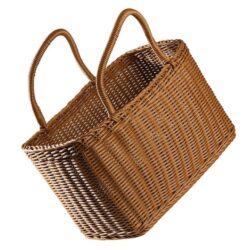 NNEOBA Woven Wicker Basket with Handle