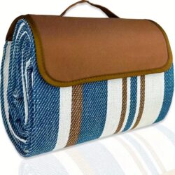 NNETM Premium Dual-Layer Picnic Blanket - Water-Resistant Outdoor Handy Mat