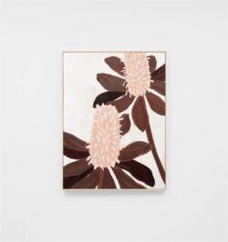 Native Floral II Hand Painted Wall Art Canvas by Interior Secrets - AfterPay Available