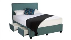 New york custom storage bed frame with choice of storage base