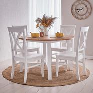 Newhaven 4 Seater Dining Table White