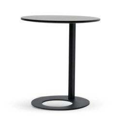Nielsen 50cm Wooden Side Table - Full Black by Interior Secrets - AfterPay Available