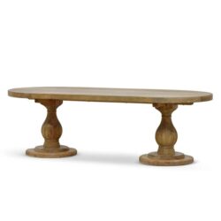 Nihal 2.4m Dining Table - Natural by Interior Secrets - AfterPay Available