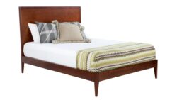 Nirvana timber bed frame - headboard 120h - discounted display model