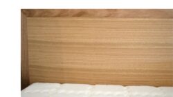 Nirvana timber bed frame - headboard 90h - discounted display model