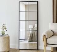 Nissa 150Cm Rectangle Mirror Black