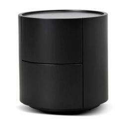 Nithya Bedside Table - Full Matte Black by Interior Secrets - AfterPay Available