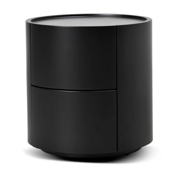 Nithya Bedside Table - Full Matte Black by Interior Secrets - AfterPay Available
