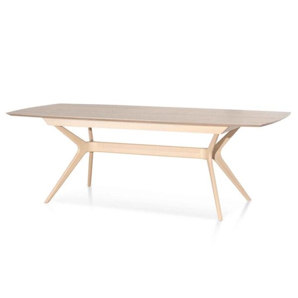 Nora Extendable Dining Table - Pale Oak by Interior Secrets - AfterPay Available