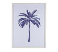 Palm Wall Art Blue