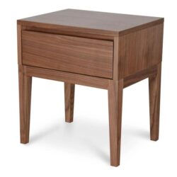 Penley Wooden Bedside Table - Walnut by Interior Secrets - AfterPay Available