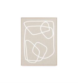 Peridot White 1 Framed Canvas Wall Art Print by Interior Secrets - AfterPay Available