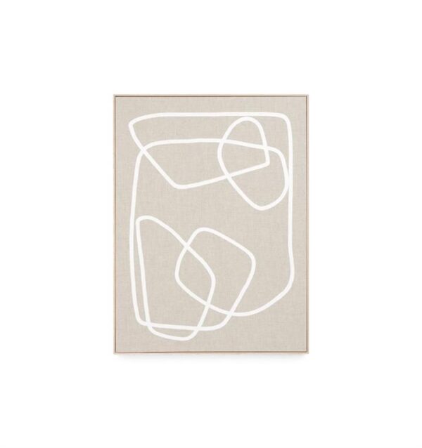 Peridot White 1 Framed Canvas Wall Art Print by Interior Secrets - AfterPay Available