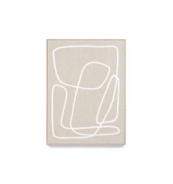 Peridot White 3 Framed Canvas Wall Art Print by Interior Secrets - AfterPay Available