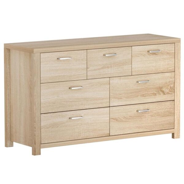 Pine Effect 7-Drawer Chest