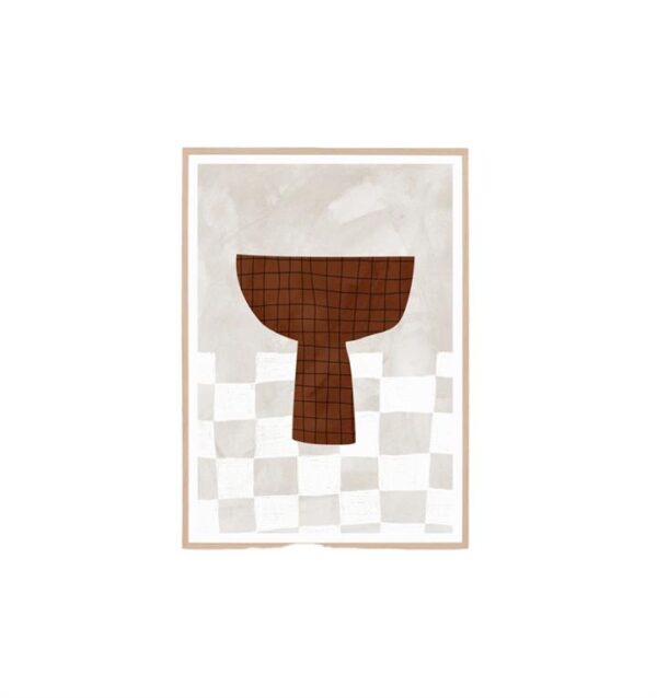 Pottery I Wall Art Print - Rust by Interior Secrets - AfterPay Available