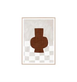 Pottery II Wall Art Print - Rust by Interior Secrets - AfterPay Available
