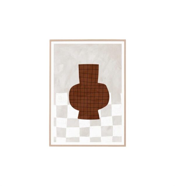 Pottery II Wall Art Print - Rust by Interior Secrets - AfterPay Available