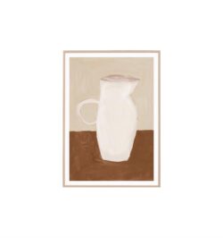 Pottery Study Wall Art Print - Terracotta by Interior Secrets - AfterPay Available
