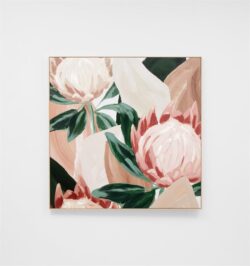 Protea Portrait Hand Painted Wall Art Canvas by Interior Secrets - AfterPay Available