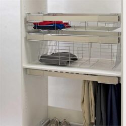 Pull Out Wardrobe Basket - Deep