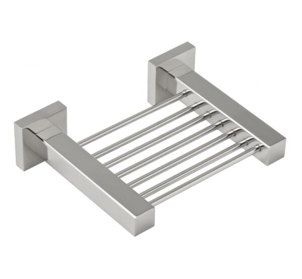 Quadro Stainless Steel Soap Basket Dish - Polished Finish