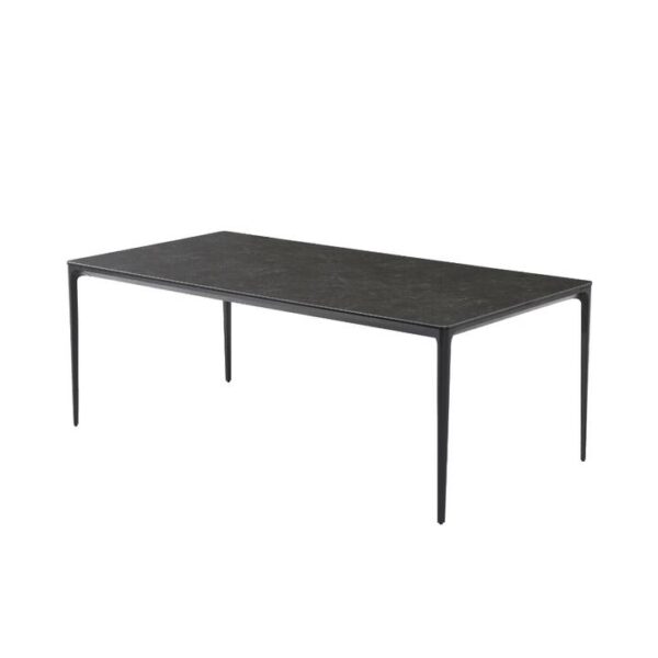 Raimon Furniture Vincenzo Large Rectangular Kitchen Dining Table Ceramic 210cm - Grey Stone