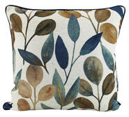 Raja Leafy Linen Cushion Multi