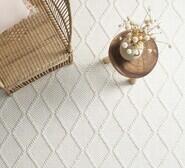 Rib 400 X 300Cm Diamond Rectangle Rug Neutral Extra Extra Large
