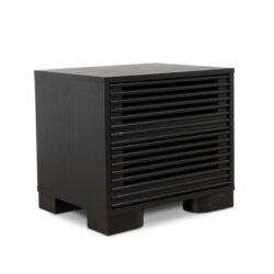 Riley Bedside Table - Full Black by Interior Secrets - AfterPay Available