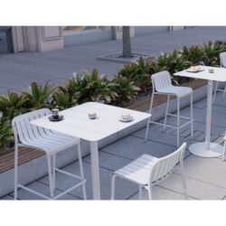 Roku Outdoor High Bar Table Setting