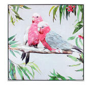 Rosie Galah Wall Art Pink