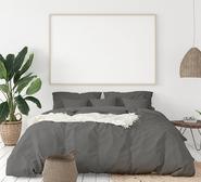 Royal Comfort Deluxe 1000Tc Bamboo Cotton King Quilt Cover Set Grey