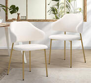 Set Of 2 Katrina Dining Chairs Yellow
