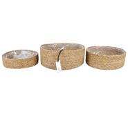 Set Of 3 Chaka Baskets Neutral