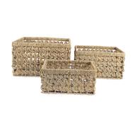 Set Of 3 Silviy Storage Baskets Neutral