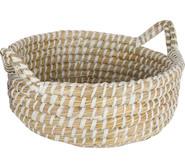 Set Of 3 Timothie Storage Baskets With Handles Neutral