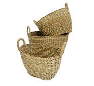 Set Of 3 Tracki Storage Baskets Neutral