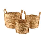 Set Of 3 Wunie Storage Baskets Neutral