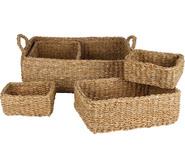 Set Of 5 Chavier Storage Baskets Neutral